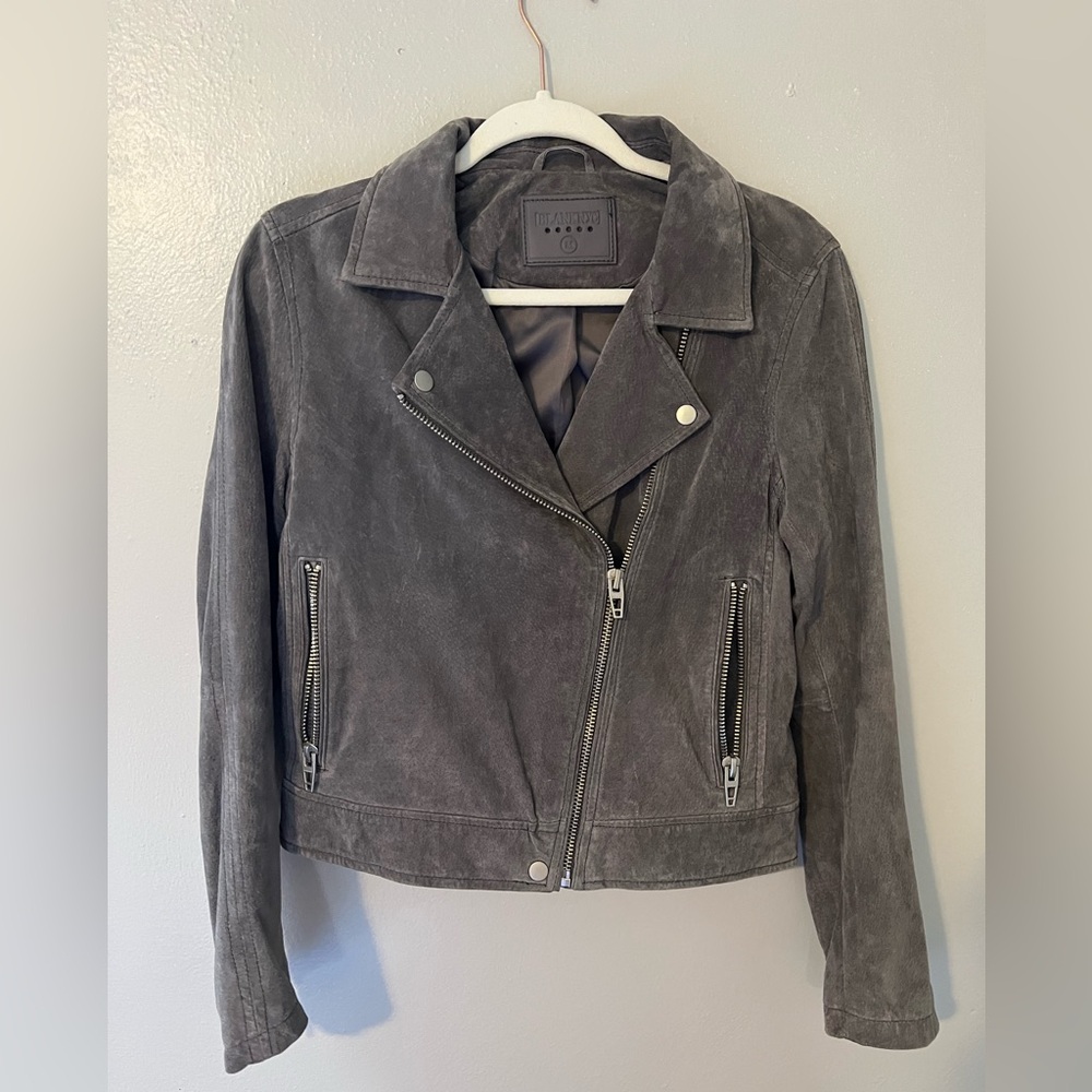 BlankNYC suede moto jacket